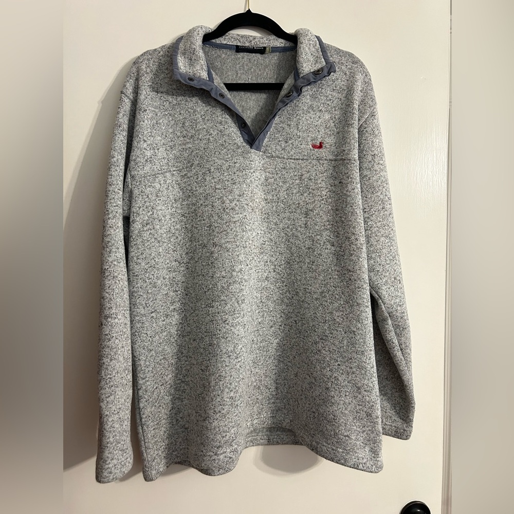 Southern Marsh Men’s FieldTec Woodford Snap Pullover in Avalanche Gray